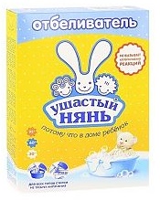 Отбеливатель порошковый Ушастый нянь 500гр от магазина www.vezetmame.ru